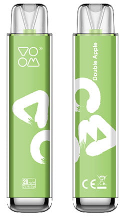 VOOM Labs Clear Disposable Double-Apple