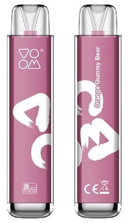 VOOM Labs Clear Disposable Orange-Gummy-Bear