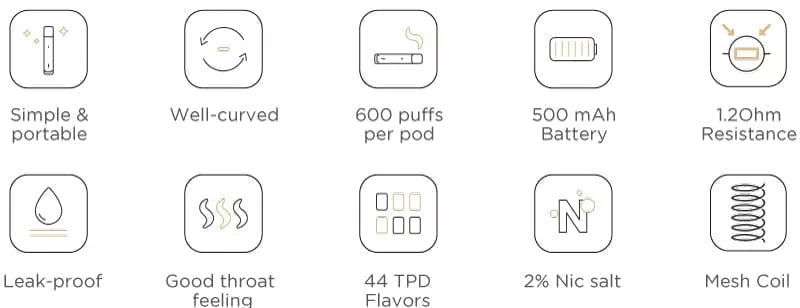 VOOM Pod Mod Replaceable Pods