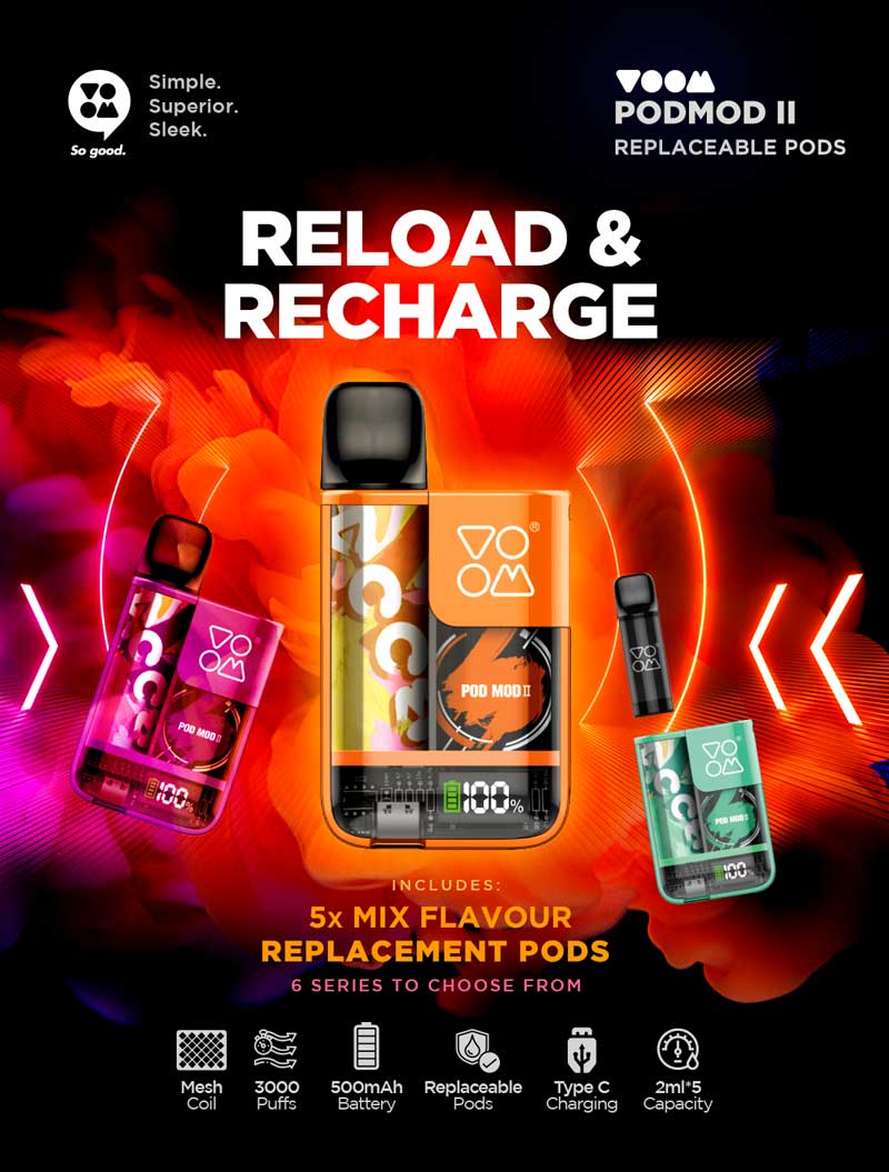 PodMod II Reloadable Replaceable Pods