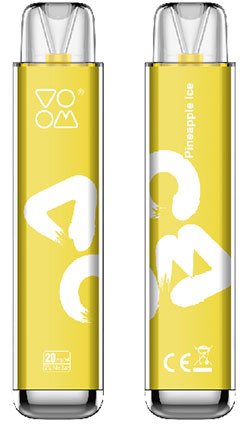 VOOM Labs Clear Disposable Pineapple-Ice