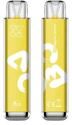VOOM Labs Clear Disposable Pineapple-Lemon