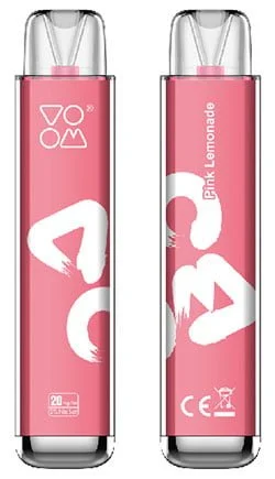 VOOM Labs Clear Disposable Pink-Lemonade