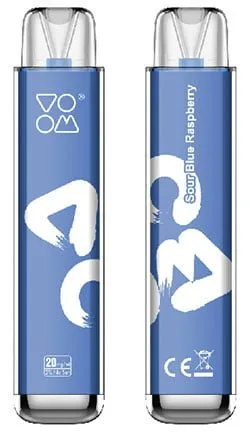 VOOM Labs Clear Disposable Sour-Blue-Raspberry