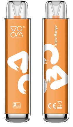 VOOM Labs Clear Disposable Triple Mango